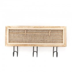 Perchero de pared de madera...