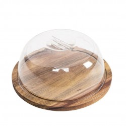 Quesera Redonda de Madera...