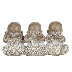 Figura Decorativa 3 Monjes...