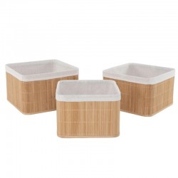 Juego de 3 Cestas Bambu...