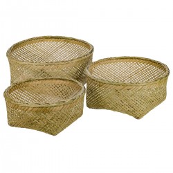 Set de 3 Cesta Artesanal...