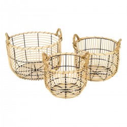 Set de 3 Cesta con Asas...
