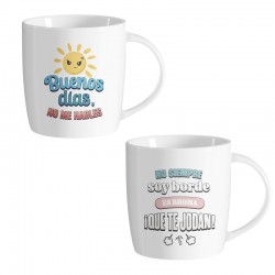 Taza Mug Frase Ironica x2...