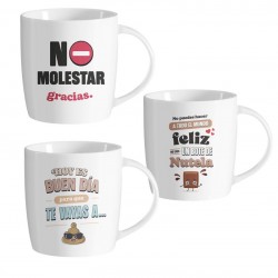 Taza Mug Frase Ironica x3...