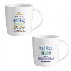 Taza Mug Buenos Dias x2...