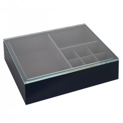 Joyero de Madera MDF Azul...