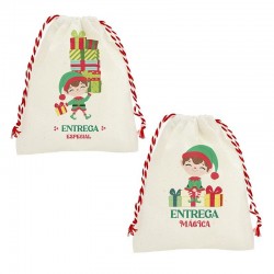 Bolsa Yute Regalo Navidad...