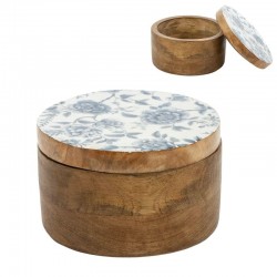 Caja Redonda Madera con...