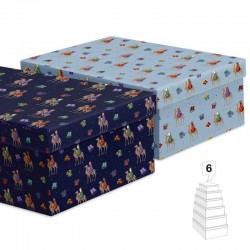 ROCKING GIFTS Juego 6 Cajas...
