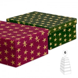 Juego 6 Cajas Estrellas de...