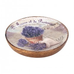 Plato de Madera con Diseño...