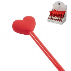 Bolígrafo Corazón Rojo 19 cm