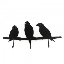 Perchero de pared negro...