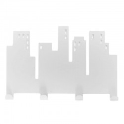 Perchero de pared blanco...