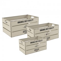Juego de 3 Cajas de Metal...