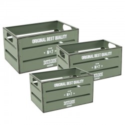 Juego de 3 Cajas de Metal...