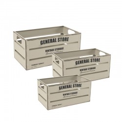 Juego de 3 Cajas de Metal...