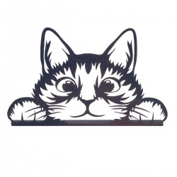 Adorno de Pared Gato Metal...