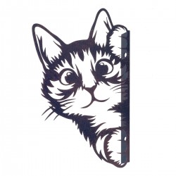 Adorno de Pared Gato Metal...