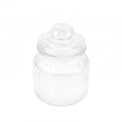 Bote 650ml de cristal con tapa