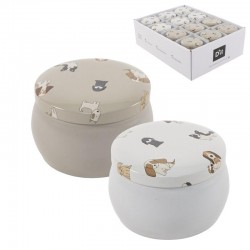 Caja Metalica Perro x2...