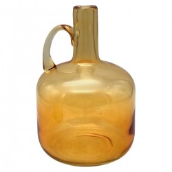 Jarrón de Cristal Naranja...