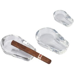 Cenicero Cristal Blanco 6cm...