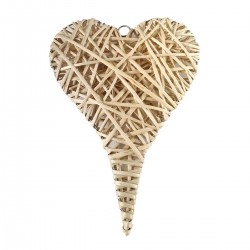 Corazón Decorativo De Ratán...