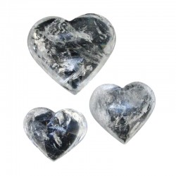 Corazones de Cuarzo Pulido:...