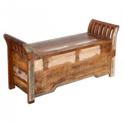Banco Baul Vintage Madera...