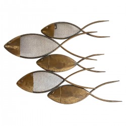 Adorno De Pared Peces Metal...