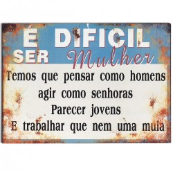 Adorno Decorativo Placa...