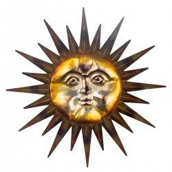 Adorno De Pared Sol Color...