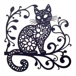 Adorno de Pared Gato de...