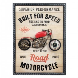 Adorno de Pared Reloj Moto...