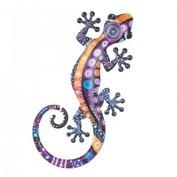 Lagarto De Metal Para Pared...