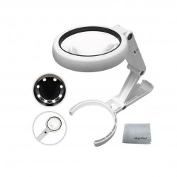 Lupa LED 5X con 8 Luces...