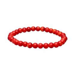 Pulsera de Coral Teñido 6mm...