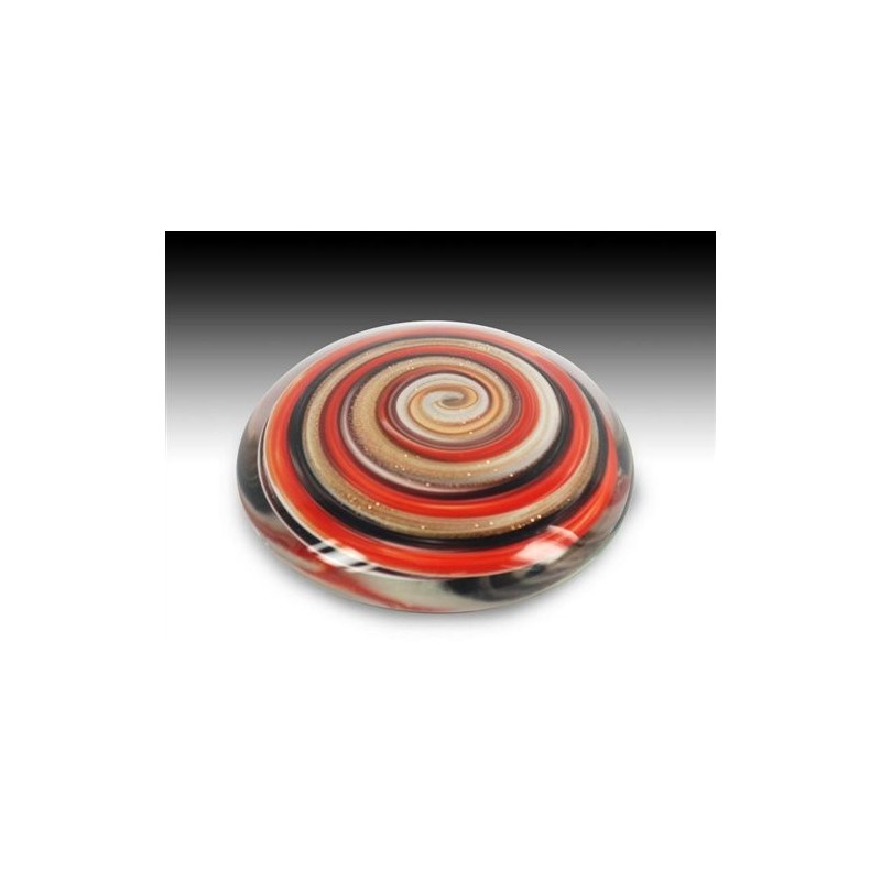 Pisapapeles plano Espiral Roja